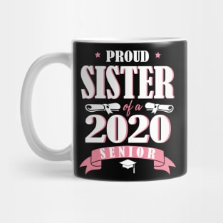 Proud Sister Of A 2020 Senior Graduate Happy Graduation Last Day Class Of School Quarantine Mug